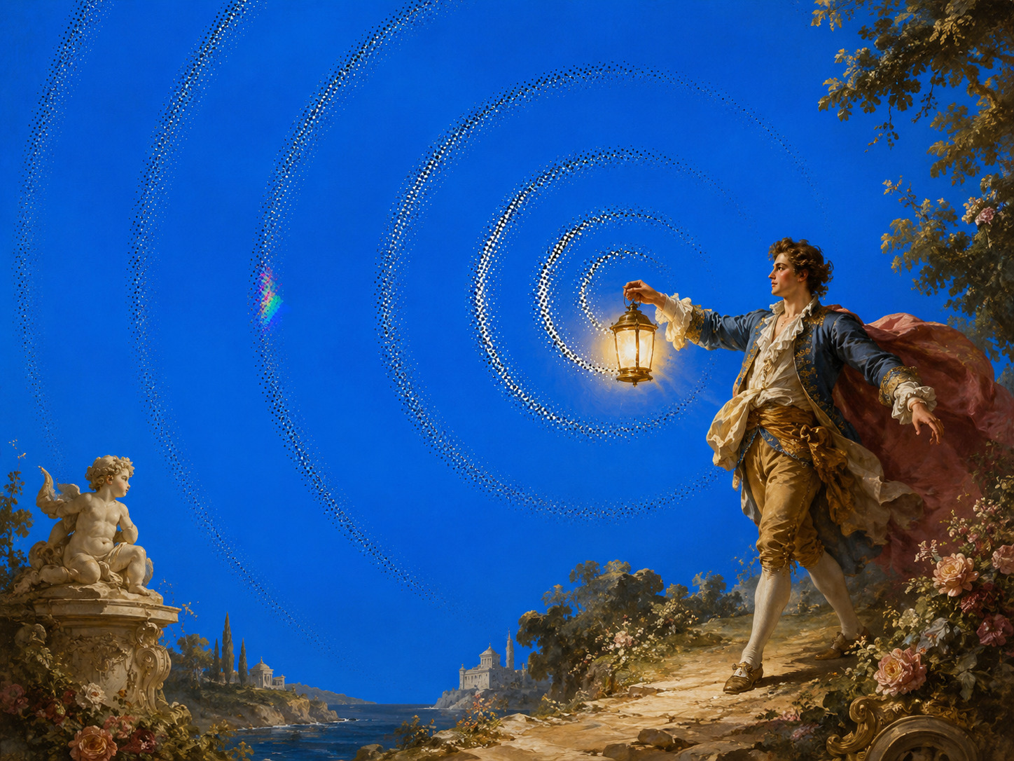 The Lantern Bearer — artwork by Eivind Brollund for EveryY